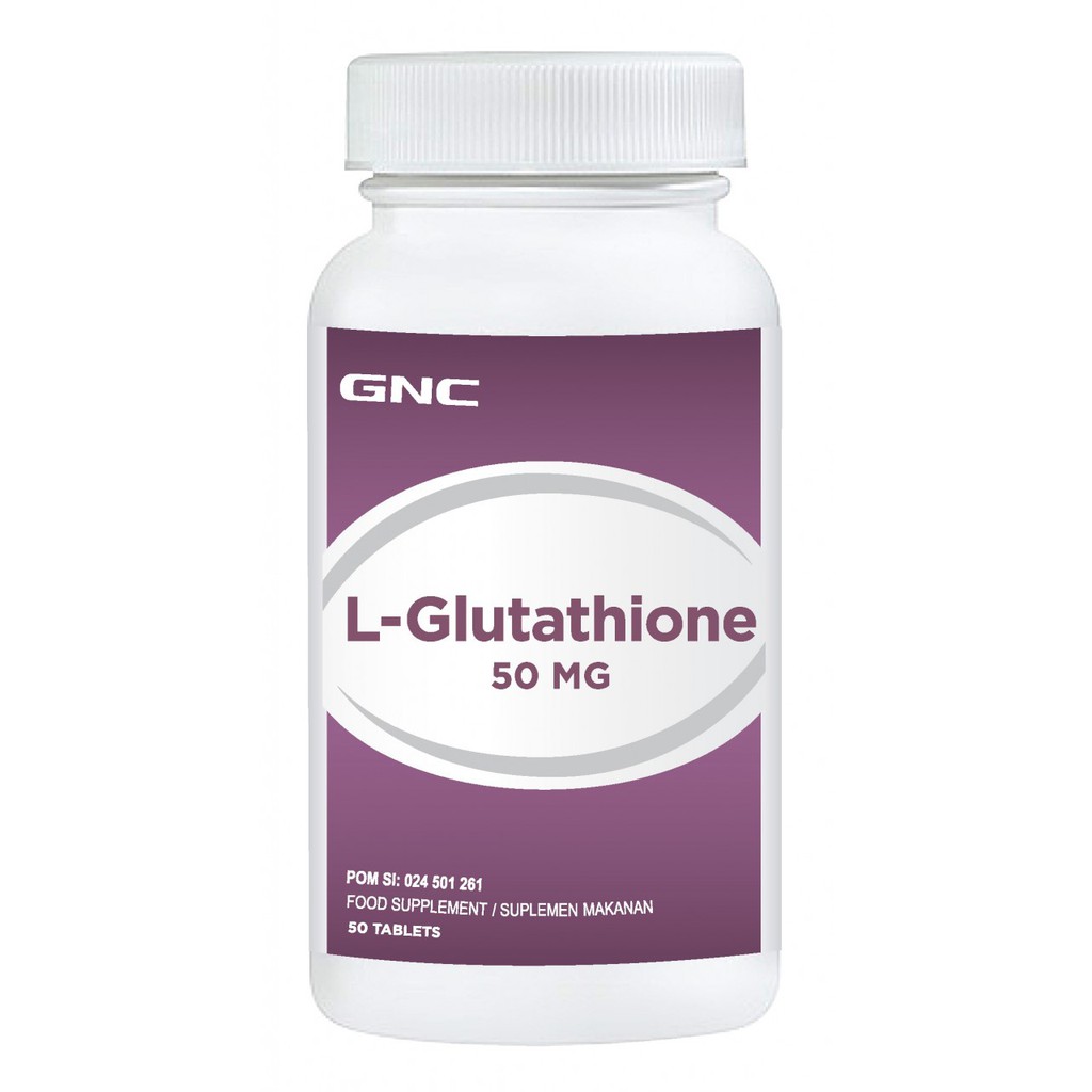L-Glutathione GNC 50 Tablet/ Pengiriman khusus via JNE
