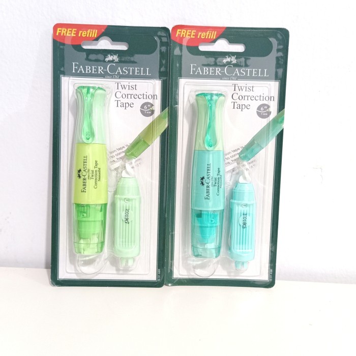 

Hemat Faber Twist Correction Tape Plus Refill - Tipe Ex - Tip X Promo