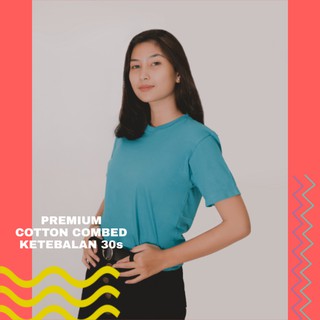  BAJU  POLOS WANITA HIJAU  TOSCA  KAOS POLOS WANITA KAOS 