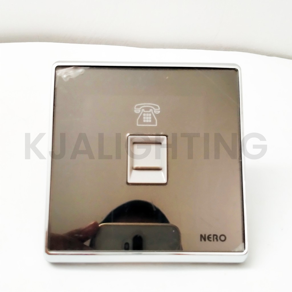 NERO OUTLET TELEPHONE HITAM KACA CRYSTAL A9PH-B