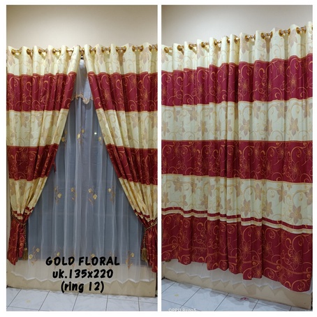 Gorden Smokring Gold Floral