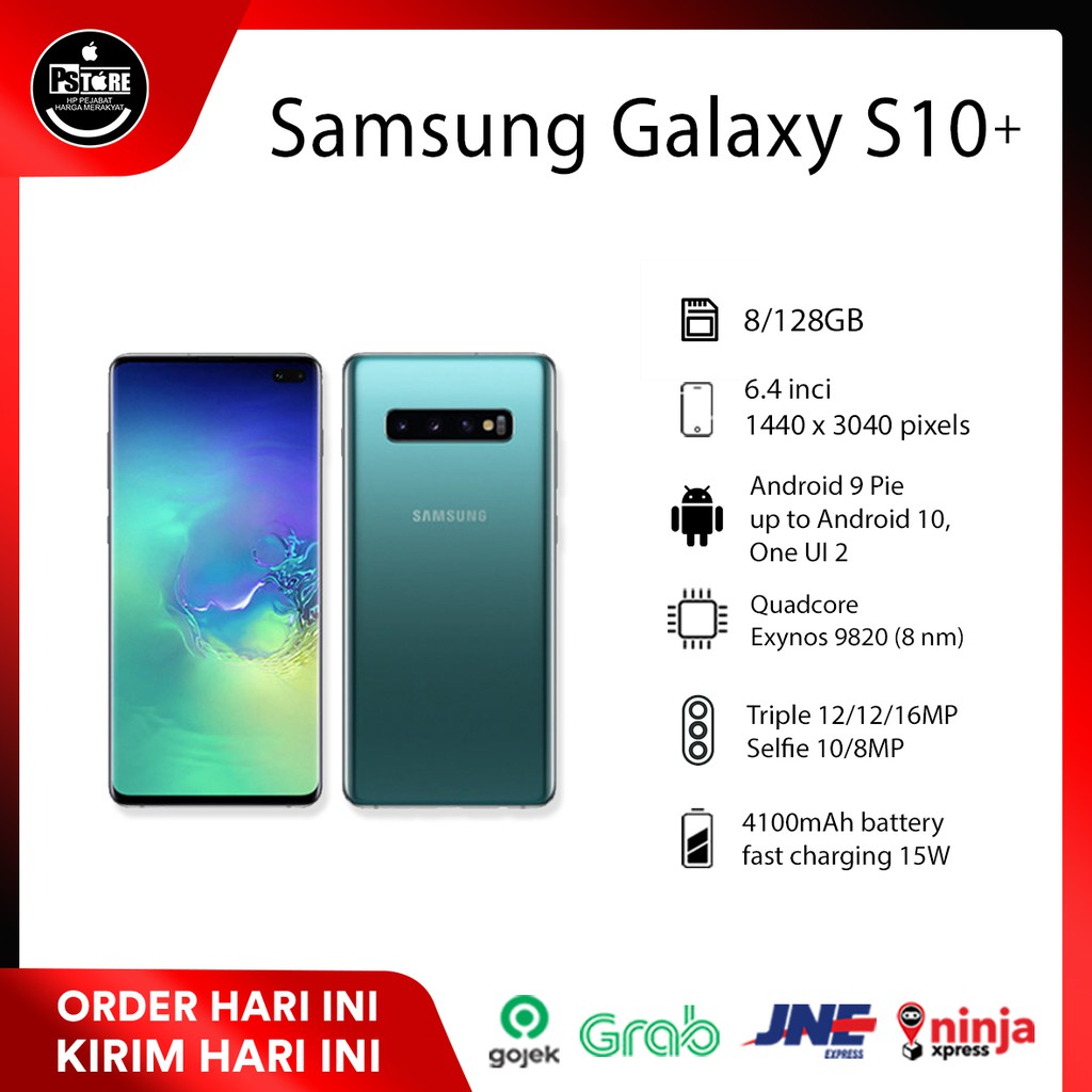 Samsung Galaxy S10 PLUS ram 8/128 GB (SECOND) | Shopee