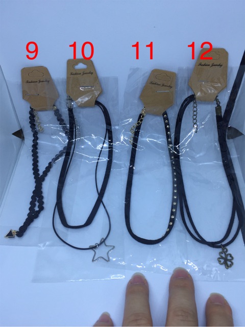 kalung choker gaya korea handmade