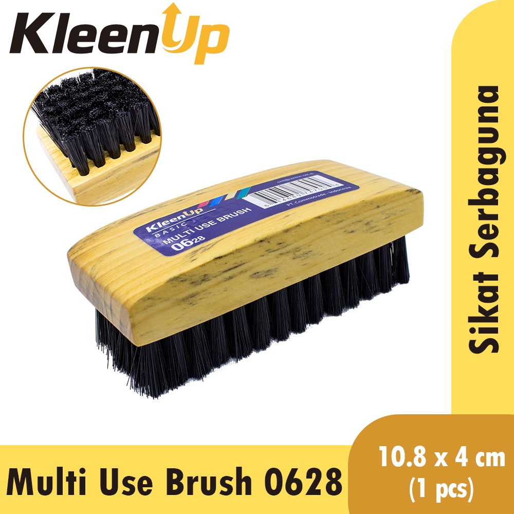 Ktmstore Kleen Up Sikat Sepatu 0626 Sikat Kayu Sikat Bulat Nilon Shoes Brush