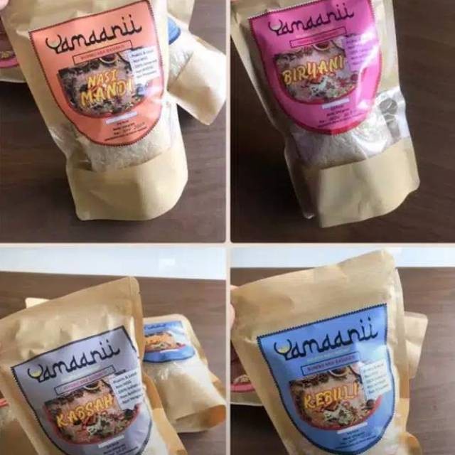 

Nasi Mandhi, Kebuli, Kabsah, Biryani Instan Yamaanii nasi timur tengah