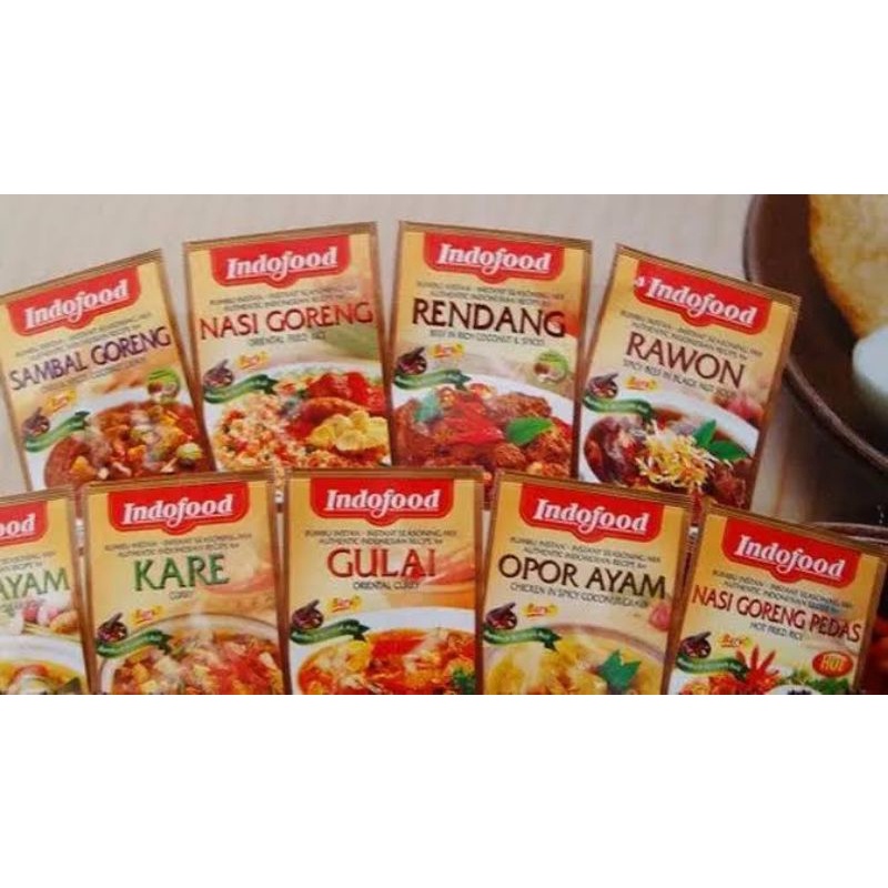 

Indofood Bumbu Instans Semua Varian 45/50gr