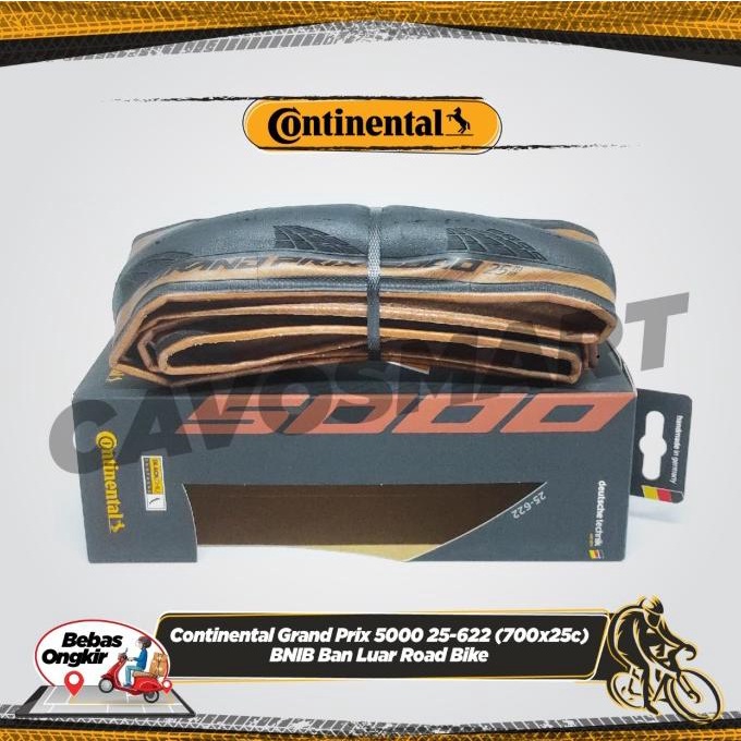 Continental GP5000 700x25 Transparent BNIB Ban Luar Roadbike