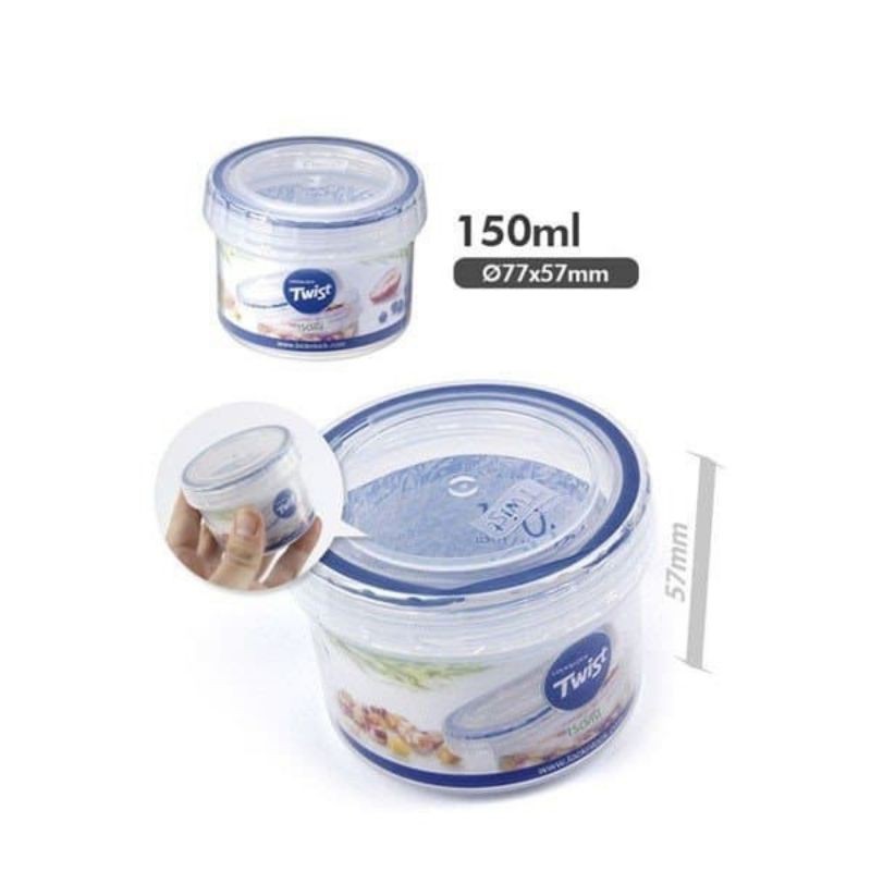 Lock n Lock Twist Round Food Container Toples Lock n Lock