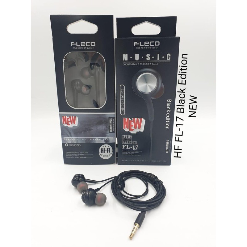 FLECO Headset Earphone Hf Handfree Fleco FL-17 Stereo
