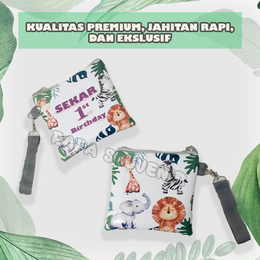 

Souvenir Hampers ultah dompet anak Pouch Dompet Mini Premium Custom