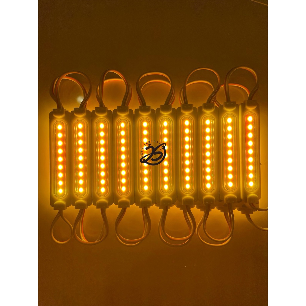 LED COB 9 MATA 24V 8620 6WATT COVER BENING LED COB 9 MATA VARIASI 24V-KUNING
