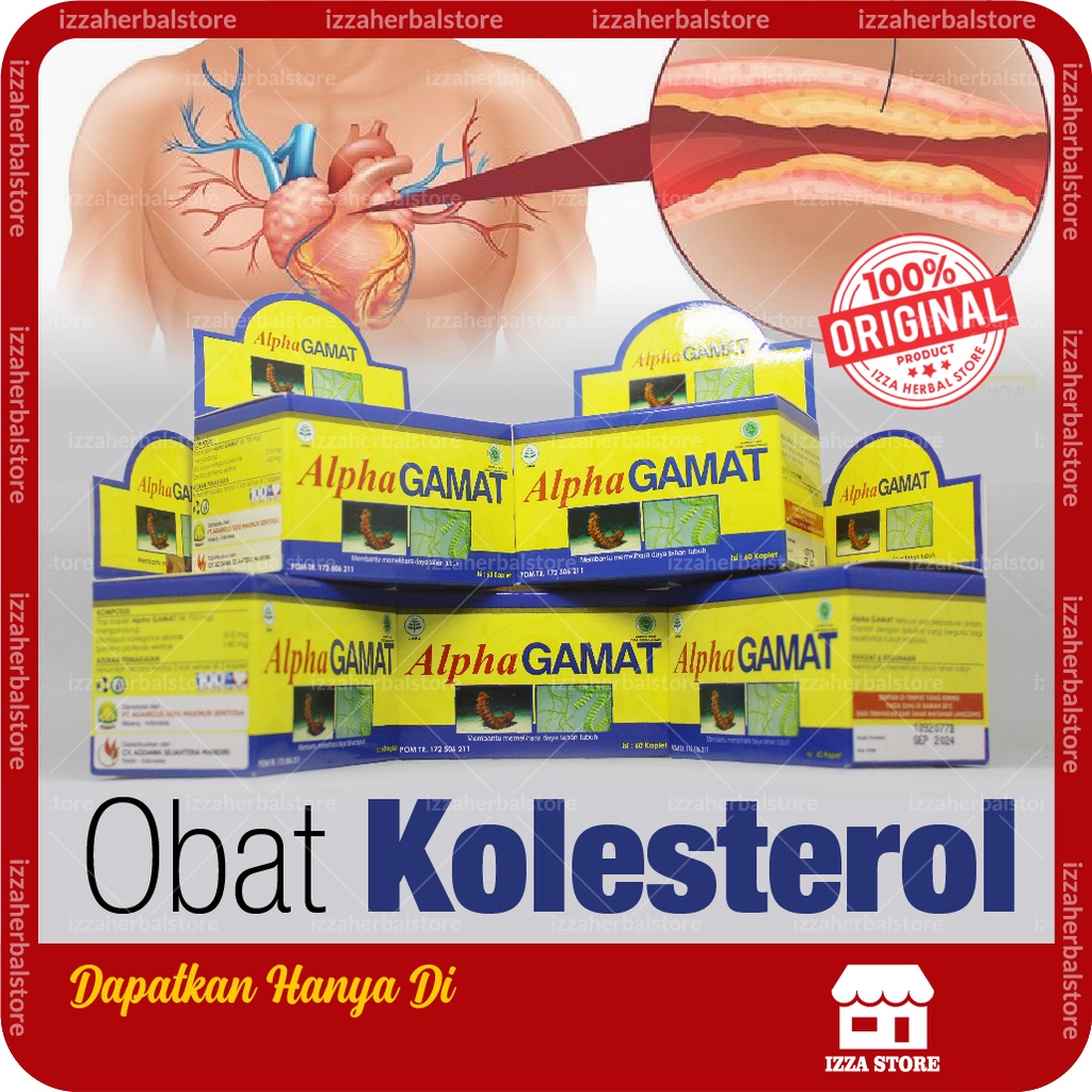 Obat Asam Urat ALPHA GAMAT Membantu Menurunkan Kolesterol Nyeri Sendi HERBAL Ori Ampuh Dari BPOM