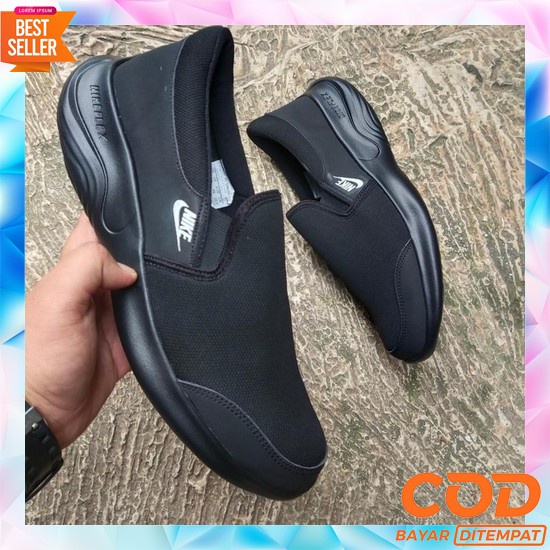 Sepatu Slip-On Casual Olahrga Lari Big Size Sepatu Pria Ukuran Jumbo S Sepatu  Slip On Pria Ukuran J