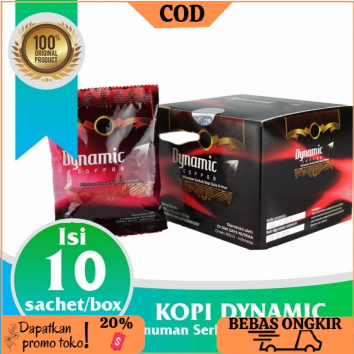 

(COD) Kopi Dinamic Asli isi 10 # Coffee Dynamic # Kopi Dynamik #Kopi Stamina