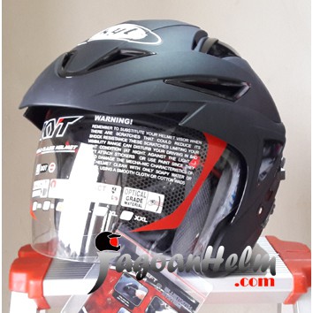 KYT Helm Scorpion King R SOLID Black Doff