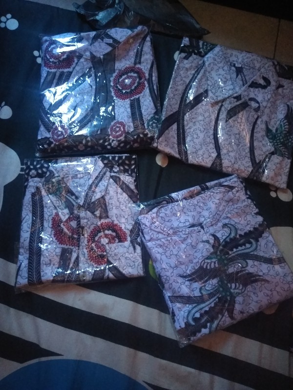 Batik Couple Keluarga - Batik Putra Hadi - Couple Indonesia - Modern Monalisa Motif Boto Terbaru