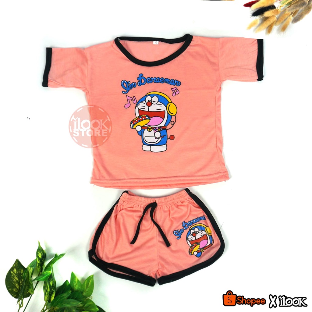 ilook | Setelan Cupa Cupa Karakter | Set Anak Balita Karakter | Setelan Playset | Setelan Anak Unisex