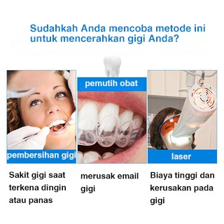 [COD]Pemutih Gigi Kuning Kerak Penghilang Karang Permanen Original Ampuh Teeth Whitening Menghapuskan plak gigi dan noda asap menghapuskan bau mulut Perawatan Mulut Menghilangkan Plak Serum Efektif Untuk Pemutihan Gigi 4.8