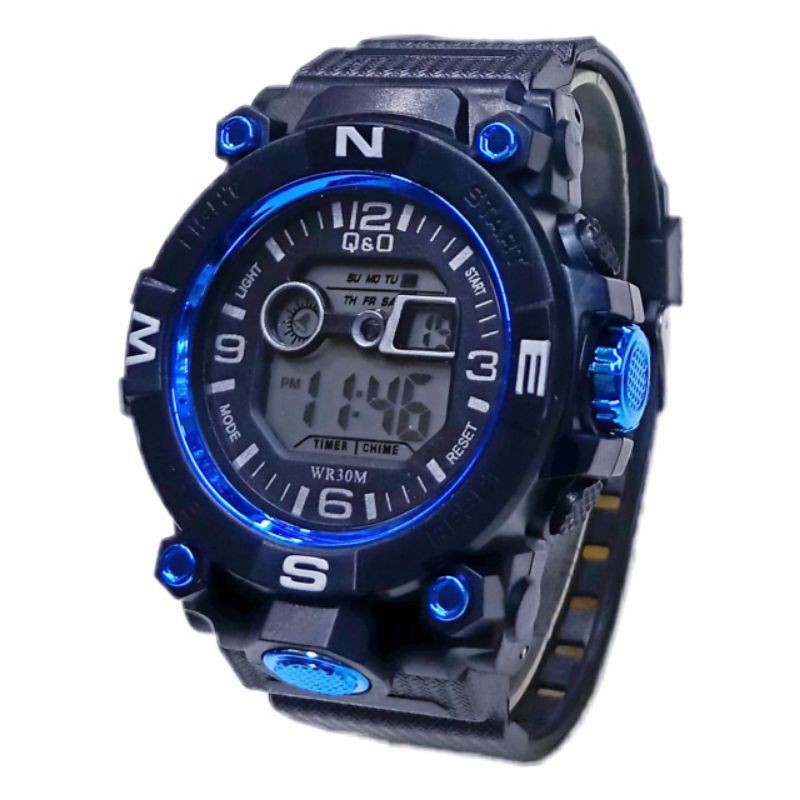 (Grosir)Jam Tangan Pria K-Sporty Digital Strap Rubber(Terima Cod)