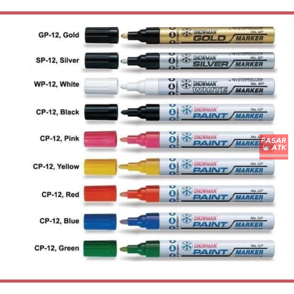 

Spidol SNOWMAN paint marker (pcs)
