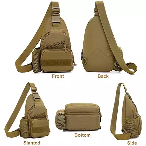 TAS SELEMPANG SLING BAG ARMY CODE:MCY 332