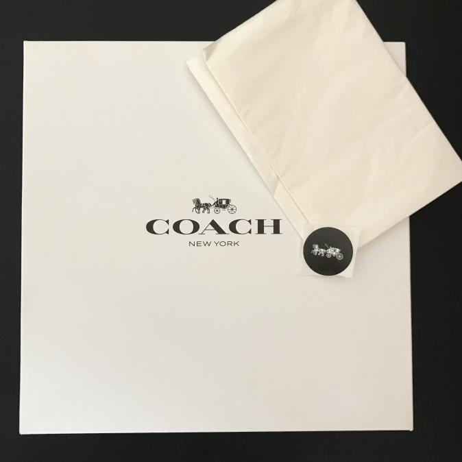 

[COD] box coach tissue paper sticker coach original [COD]