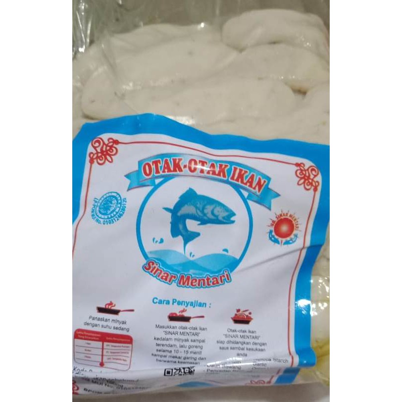 OTAK OTAK IKAN POLOS SINAR MENTARI 1 KG