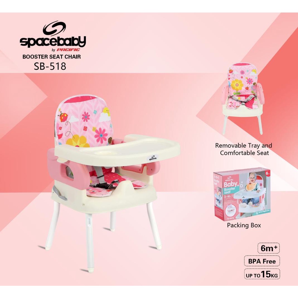 SpaceBaby Space Baby Seat Booster SB 518 SB 917 SB 918 SB 919 Baby  High Chair Kursi Makan Bayi