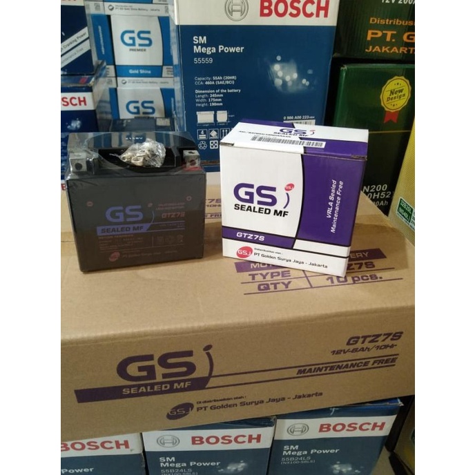 Aki motor Honda PCX 150 GTZ7S GS J Accu Kering arioss90 Segera Dapatkan