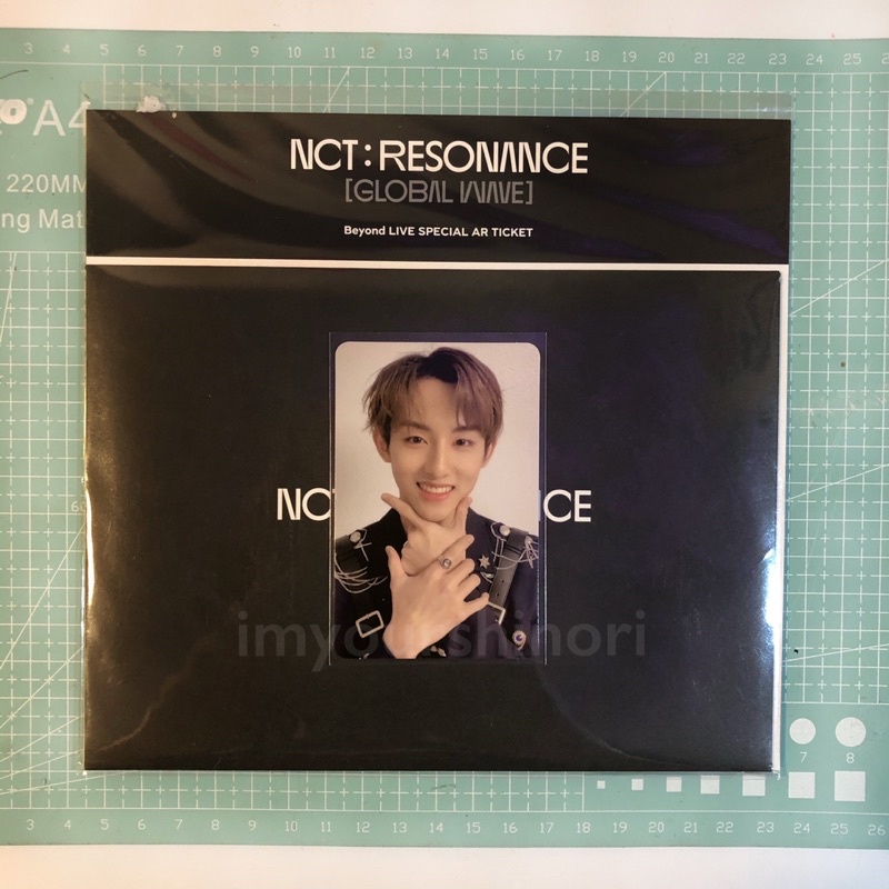 NCT 2020 AR TICKET WINWIN WAYV RESONANCE PC PHOTOCARD
