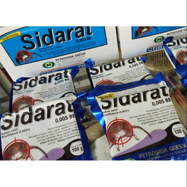 Racun Tikus Sidarat 100gr/Rodentisida