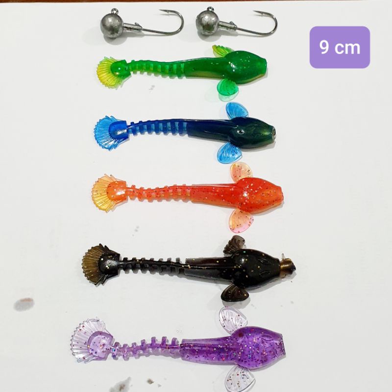 SOFT LURE 6 CM 9 CM / SOFT WORM / UMPAN LURE