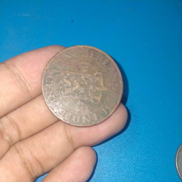 Coin Kuno Jaman Belanda 1/2 Cent