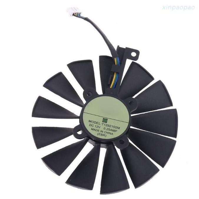 ((((()paling dicari] xinp T129215SM 12V 95mm VGA Fan For ASUS STRIX RX470 RX580 Graphics