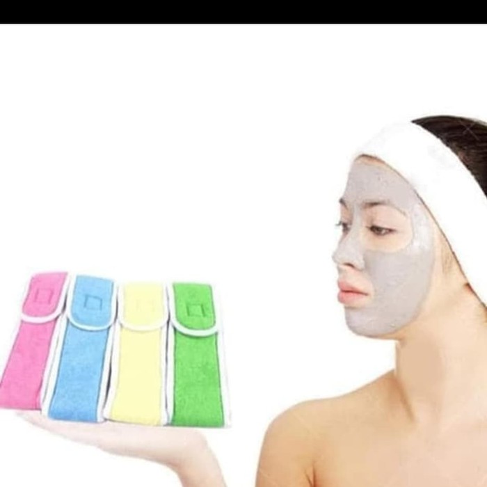 Facial headband bando mandi / bandana cuci muka make up masker/Handuk /Masker