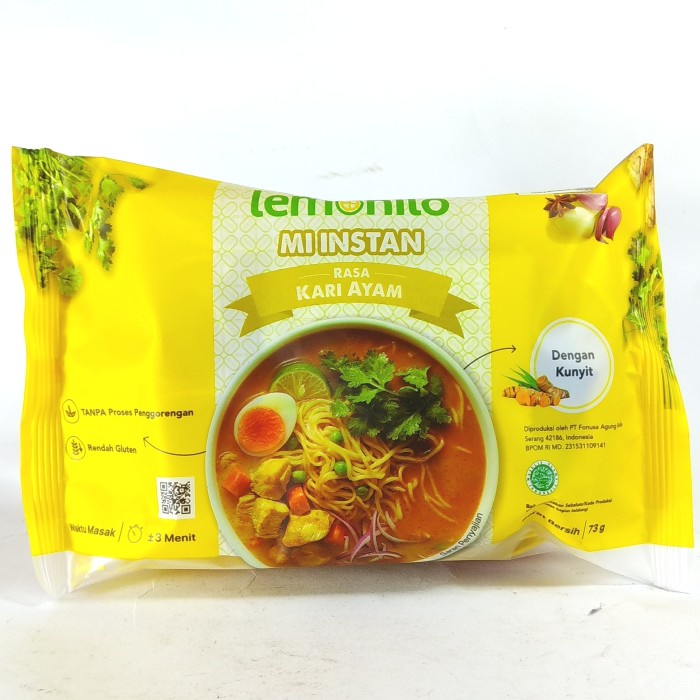 MI INSTAN KUAH LEMONILO RASA KARI AYAM 70g