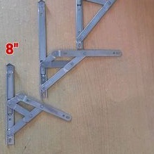 Engsel Casement 8" SS430 / Engsel Jendela Almunium / Casement 8 inch / Friction Stay Stainless