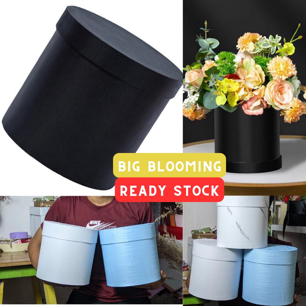 

Bloom Box Bulat Bunga Besar 20 x 25/ Vase Kotak Bunga Flower/ Box Blooming Box Gift Box