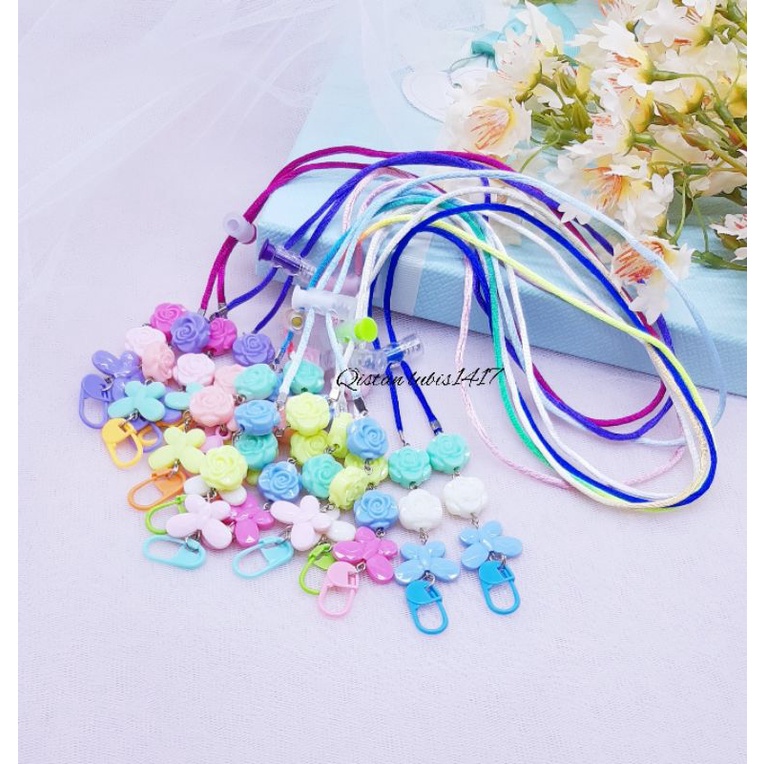 Strap mask mawar kupu beli 10 free 2