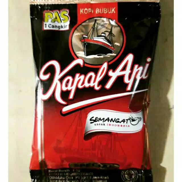 

Kopi Kapal Api Sepesial 6,5 gram PROMO !!!