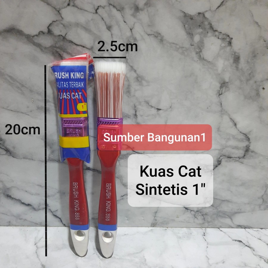 

Kuas sintetis 1" | Kuas halus 1 inc | kuas cat 1 inch