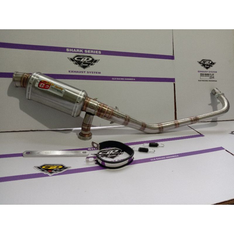 KNALPOT CLD RACING TYPE C3 OVAL JUPITER Z