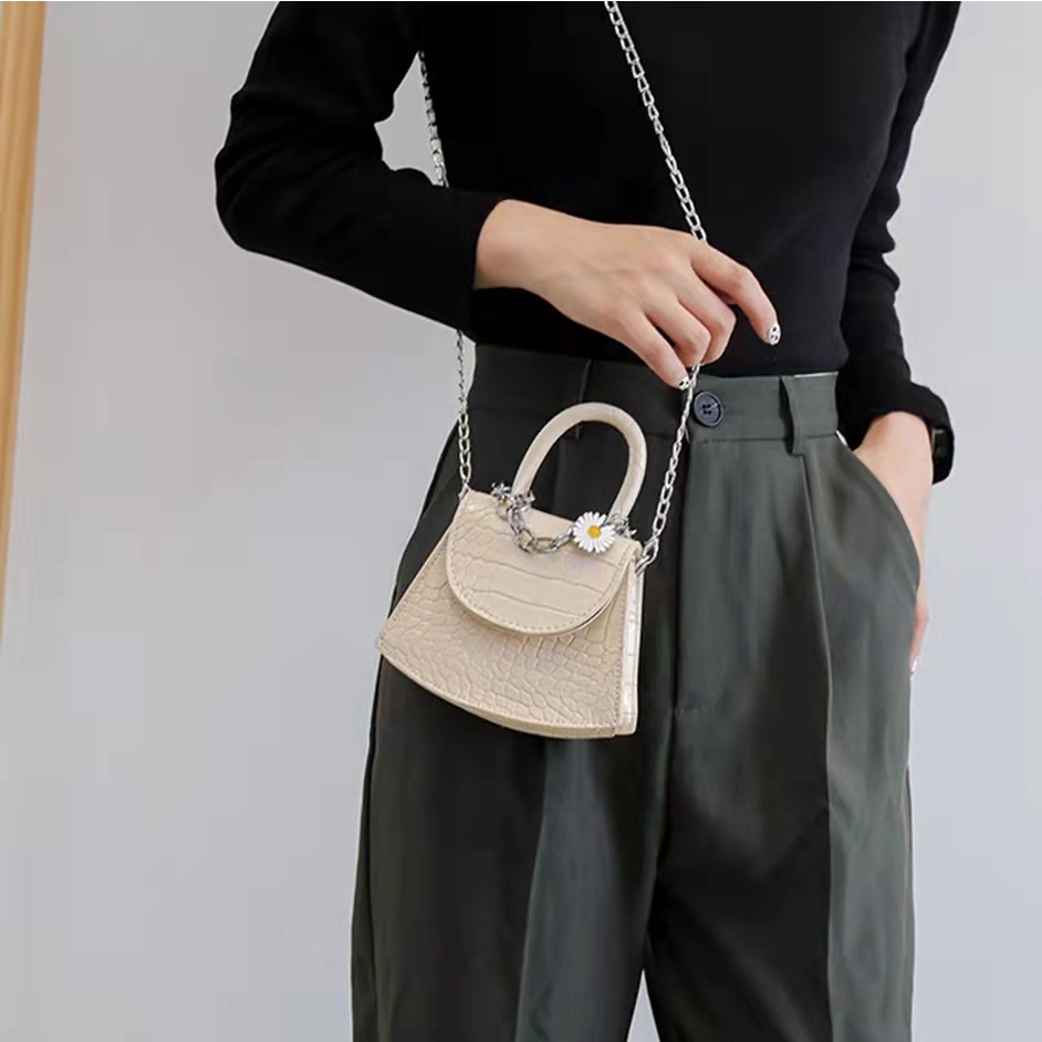 TERMURAH!!! Tas Cantik Daisy Mini Croco Fashion Korean Style Import - Slingbag Mini