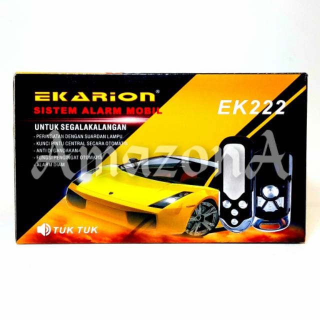 Alarm Mobil Universal Ekarion EK222