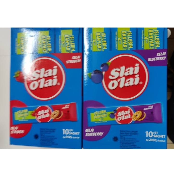 

SLAI OLAI BISKUIT BUAH RASA SELAI box isi 10pcs x 32gr