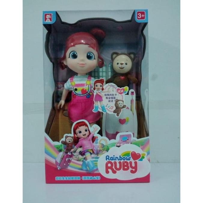 MAINAN RR-88001 RAINBOW RUBY WITH CHOCO ( TALKING & SINGING )