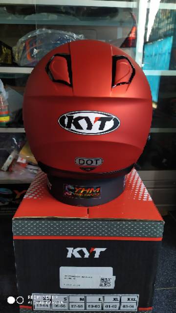 KYT Kyoto Red Doff KYT Kyoto Merah Doff