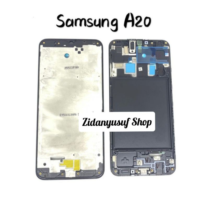 FRAME TULANG LCD SAMSUNG A20 A205 TATAKAN DUDUKAN LCD