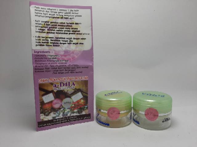 PAKET CREAM a DHA HIJAU BERHOLOGRAM