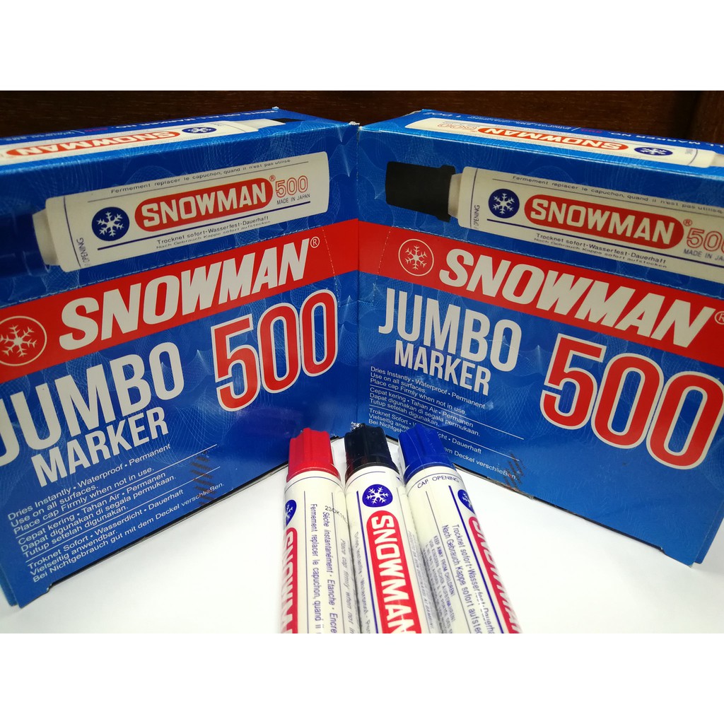 

SPIDOL PERMANENT JUMBO MARKER SNOWMAN 500